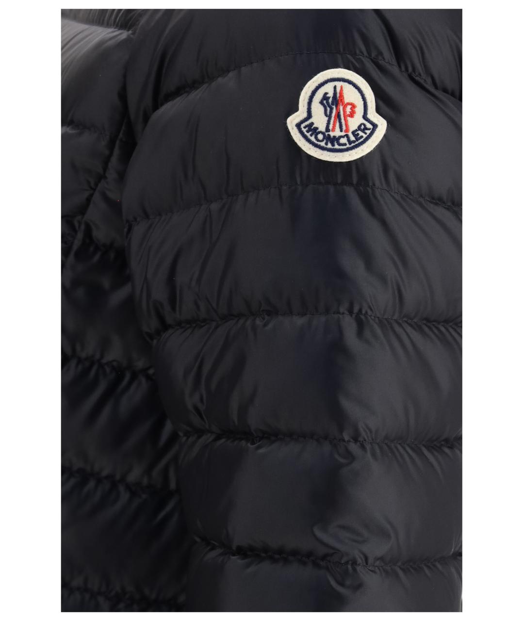 MONCLER Черная синтетическая куртка, фото 3
