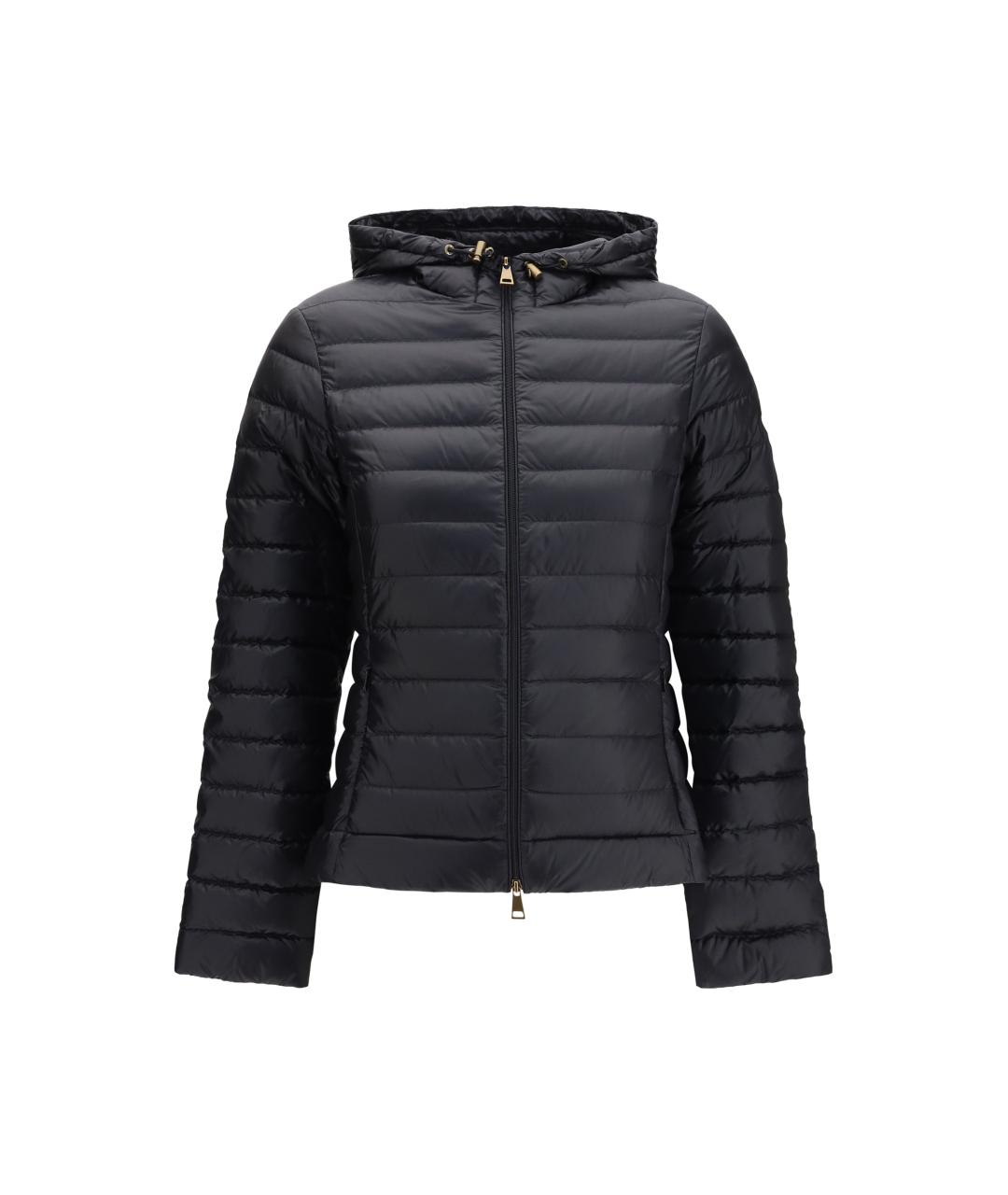 MONCLER Черная синтетическая куртка, фото 1