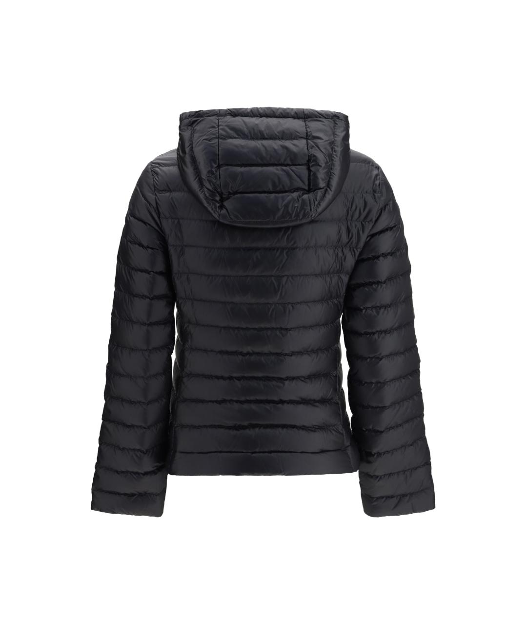 MONCLER Черная синтетическая куртка, фото 2