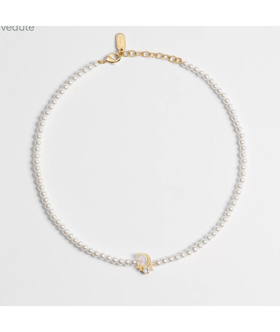 CHRISTIAN DIOR Белое колье, фото 3