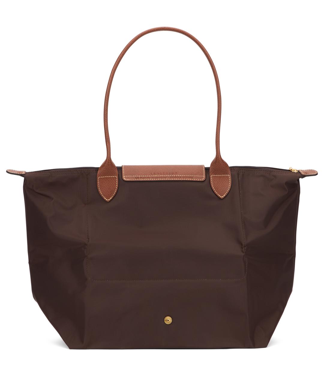 LONGCHAMP Коричневая нейлоновая сумка тоут, фото 3