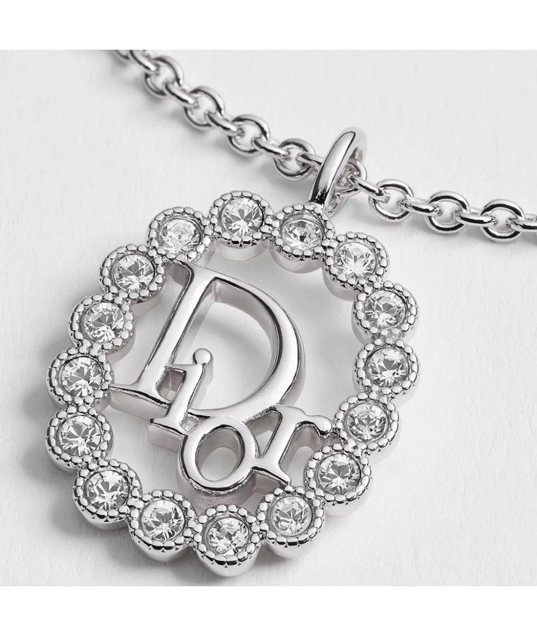 CHRISTIAN DIOR Серебряное колье, фото 2