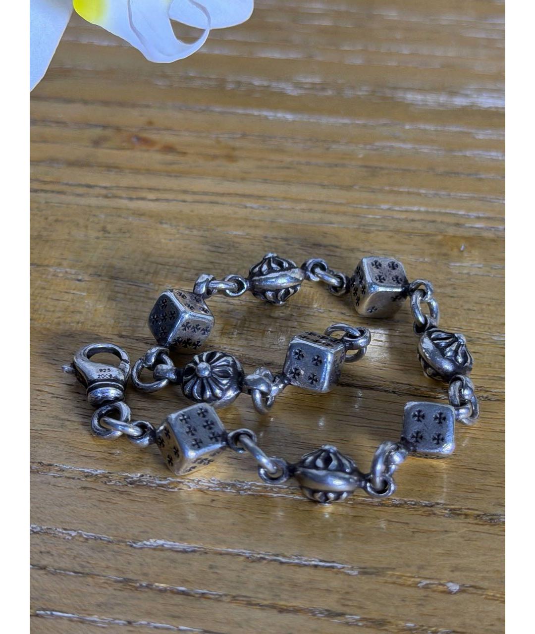 CHROME HEARTS Серебряный серебряный браслет, фото 3