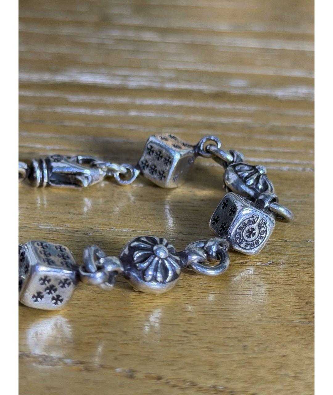 CHROME HEARTS Серебряный серебряный браслет, фото 2