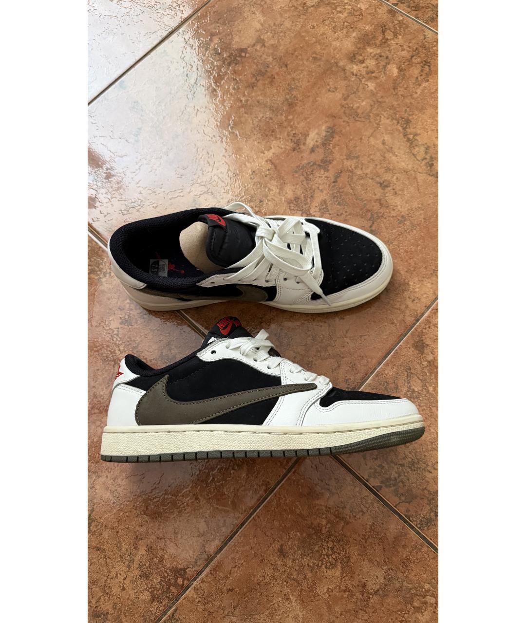 NIKE Черные кожаные кроссовки, фото 7
