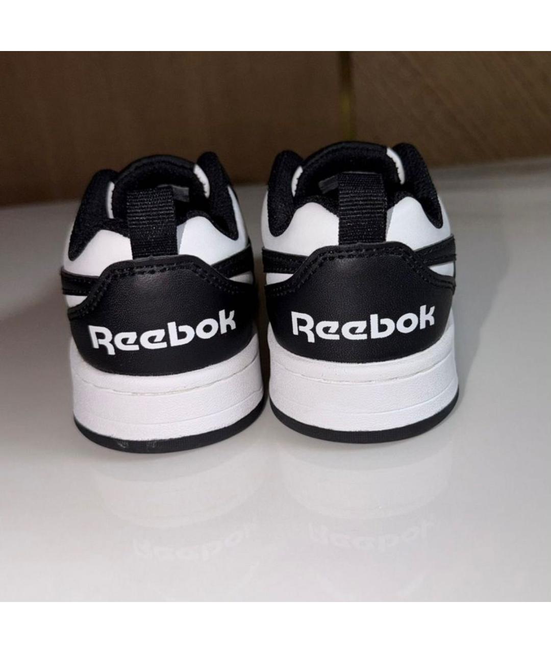 REEBOK Черные кожаные кеды, фото 7