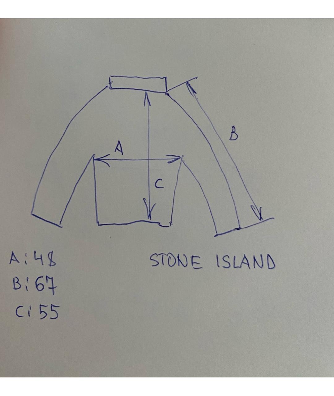 STONE ISLAND Черный шерстяной джемпер / свитер, фото 7