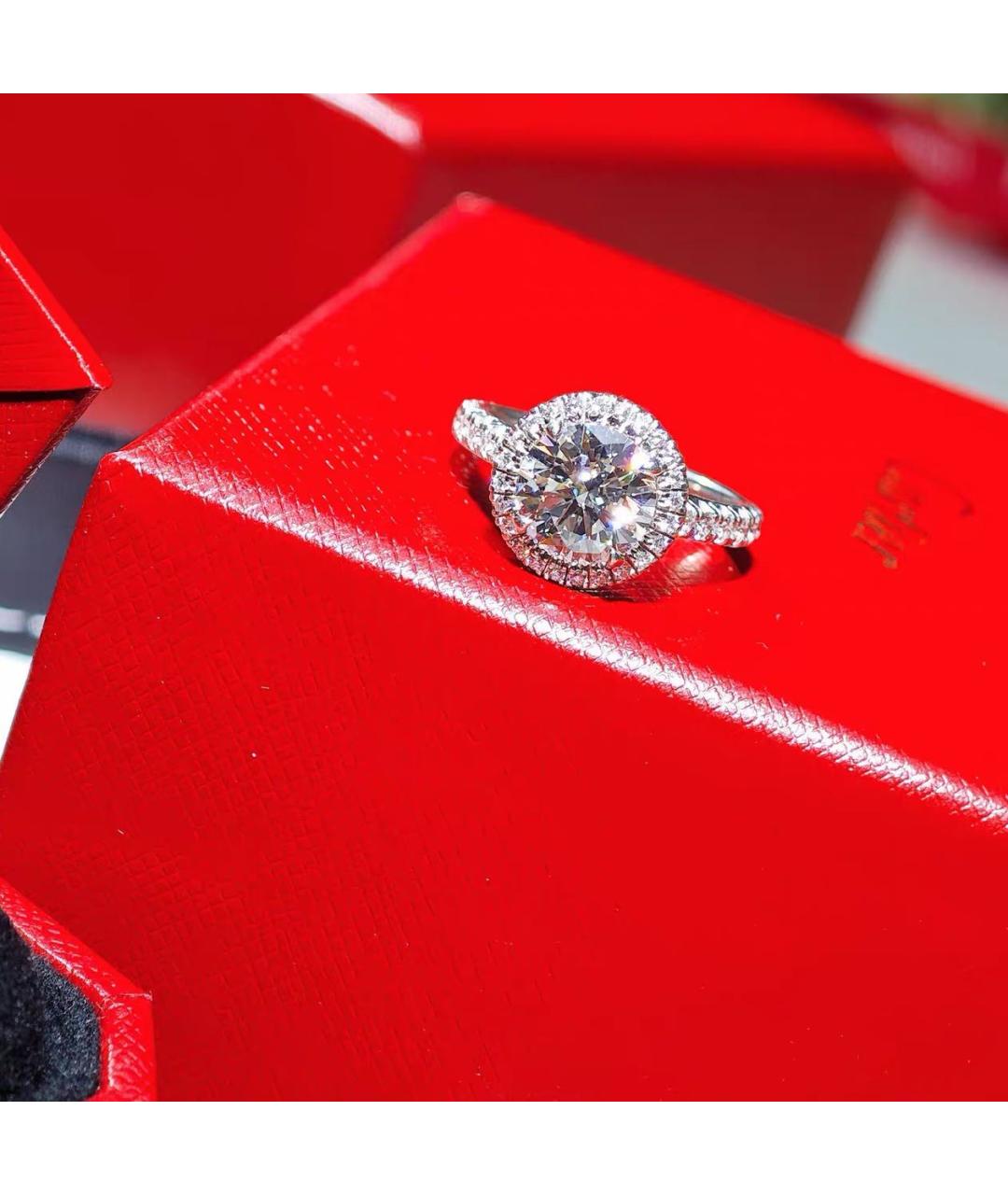 CARTIER Серебряное платиновое кольцо, фото 7
