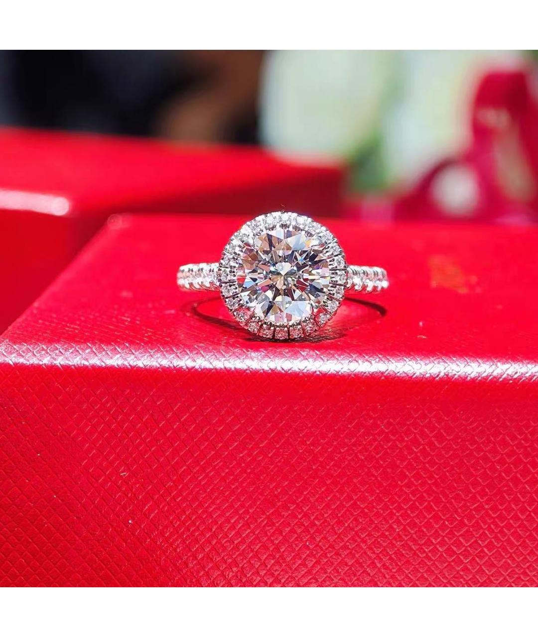 CARTIER Серебряное платиновое кольцо, фото 5