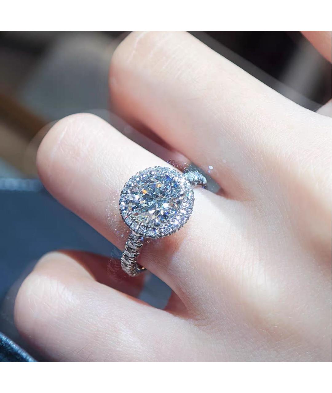 CARTIER Серебряное платиновое кольцо, фото 4