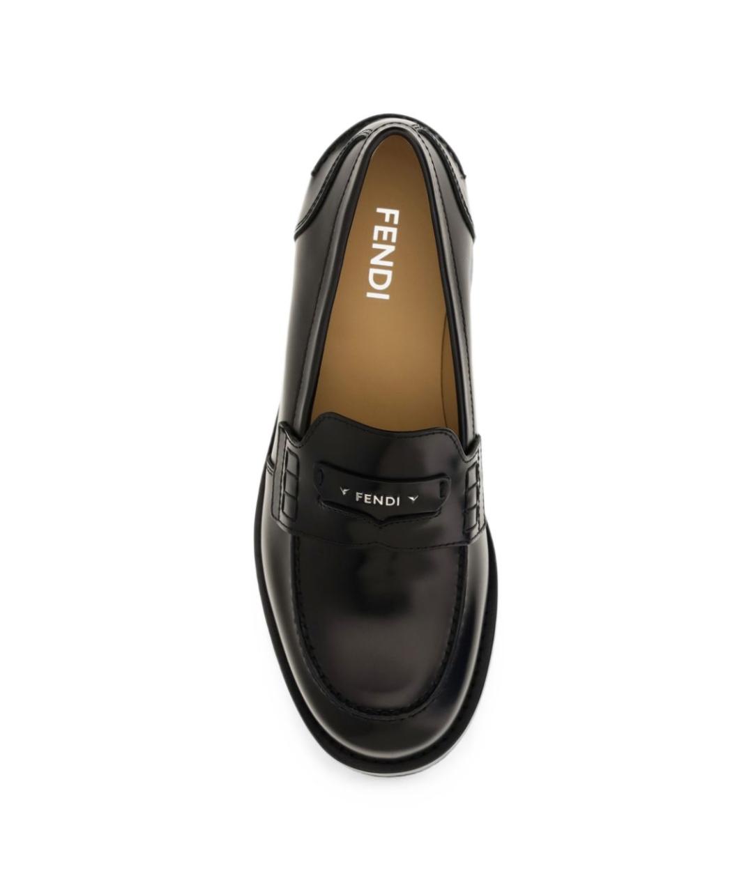 FENDI Кожаные лоферы, фото 4