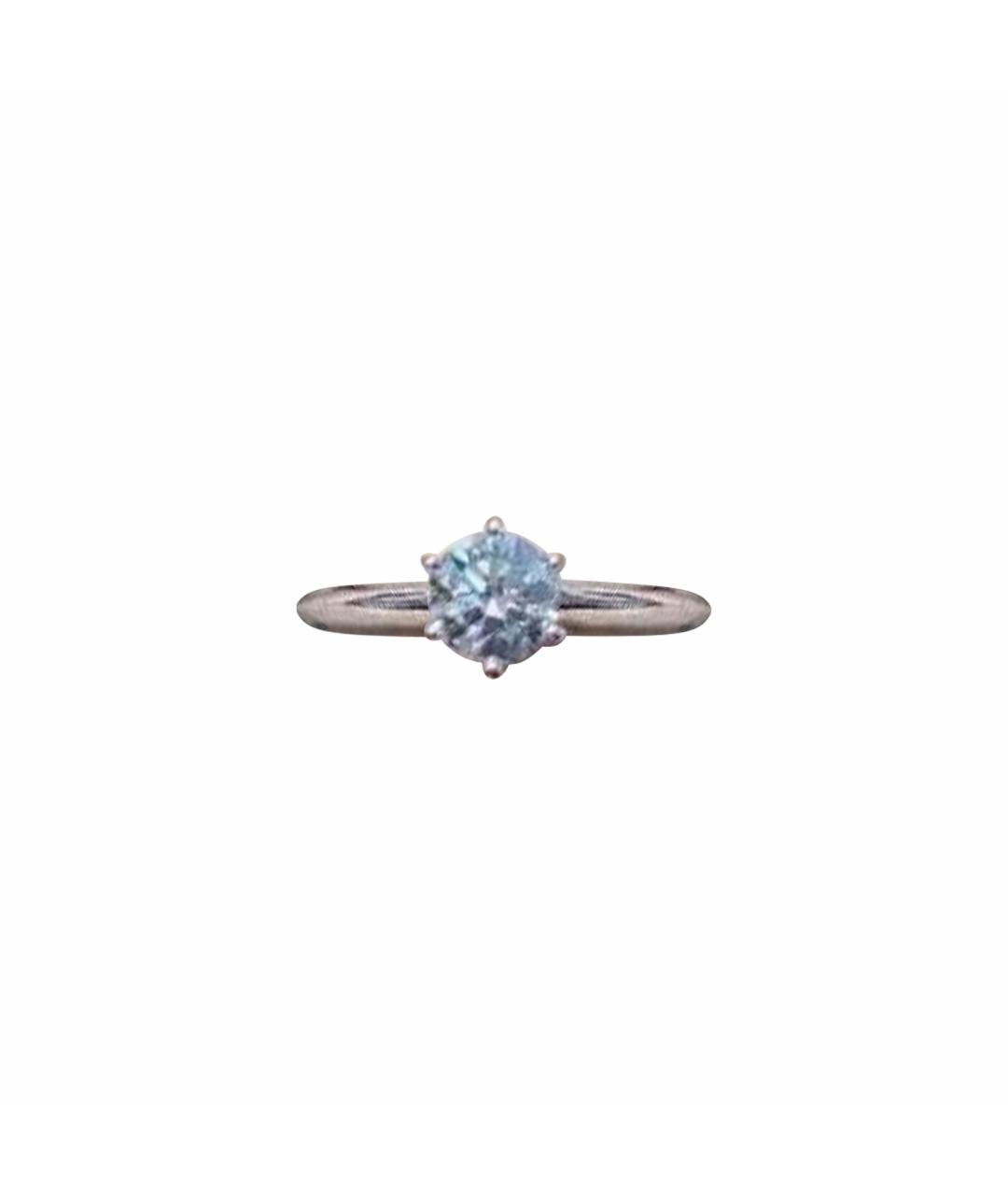 TIFFANY&CO Серебряное платиновое кольцо, фото 1