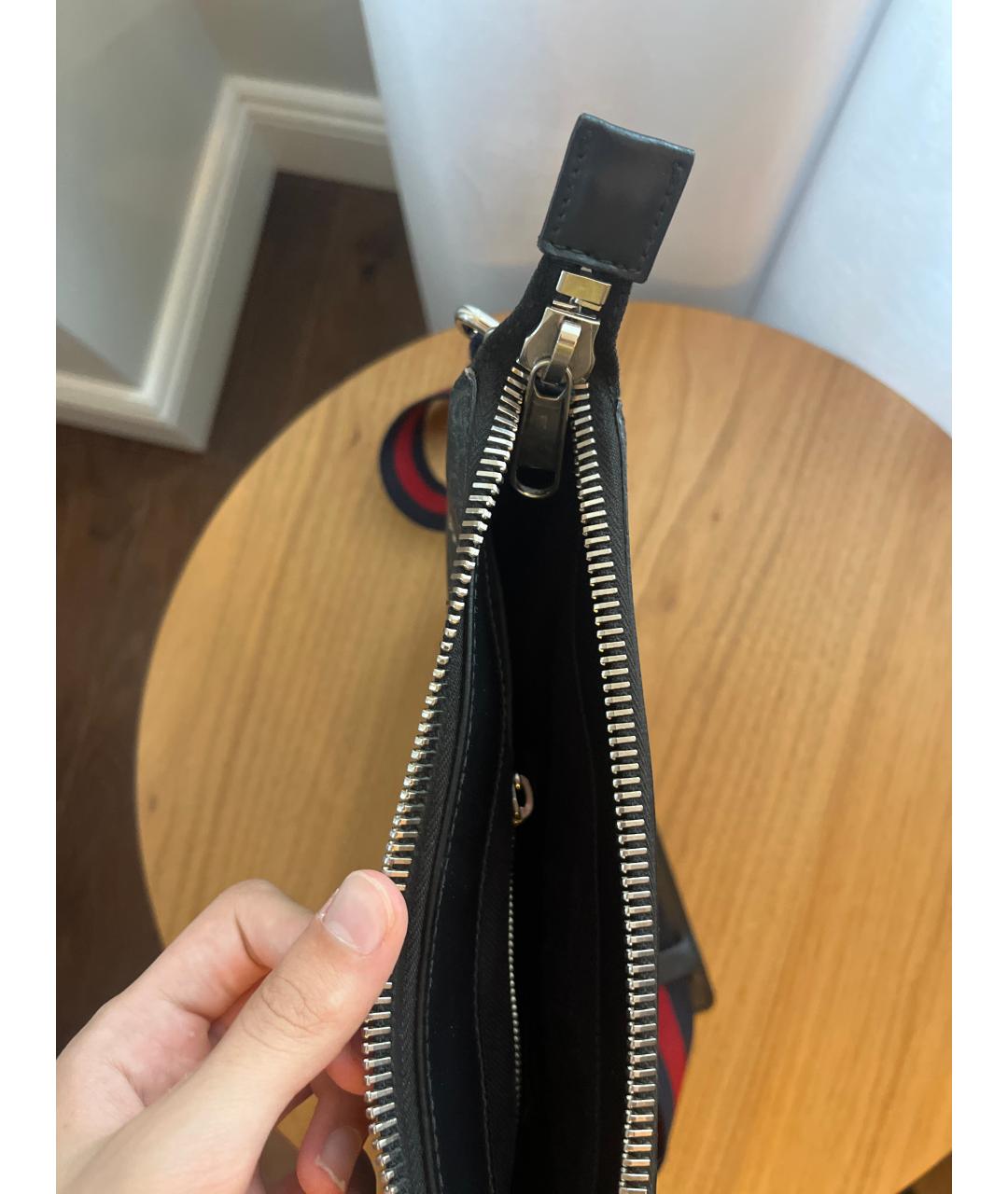 GUCCI Сумка на плечо из канвы, фото 4