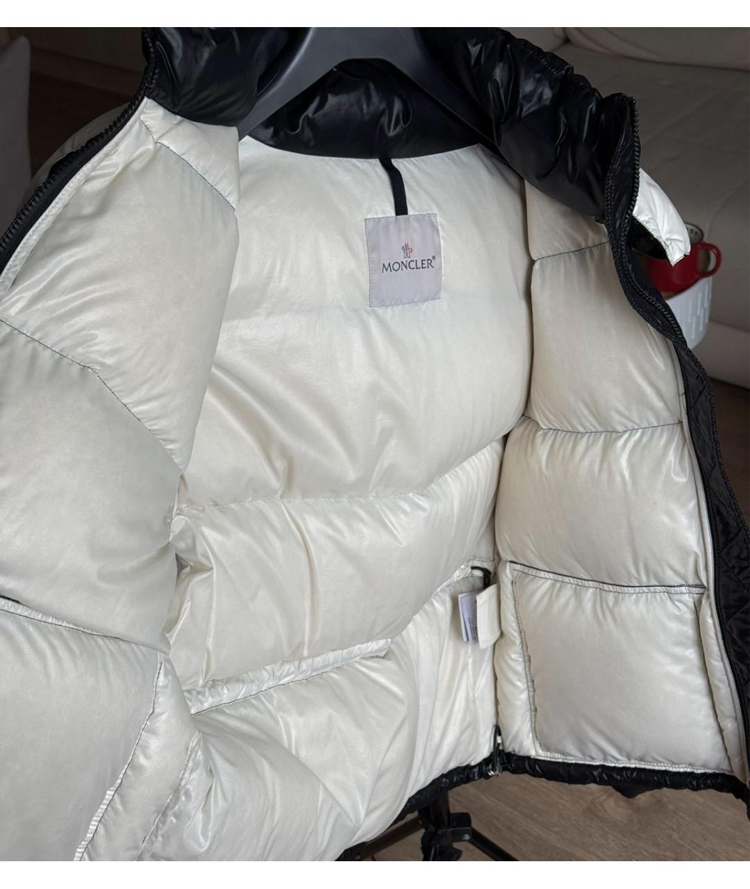 MONCLER Черный пуховик, фото 5