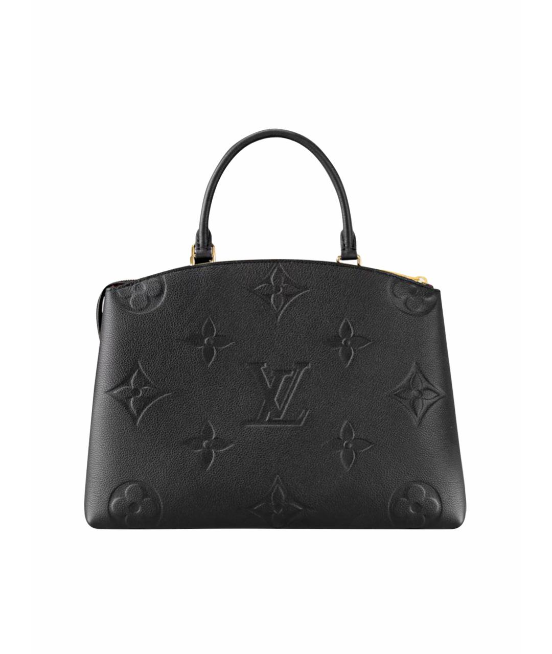 LOUIS VUITTON Черная кожаная сумка через плечо, фото 1