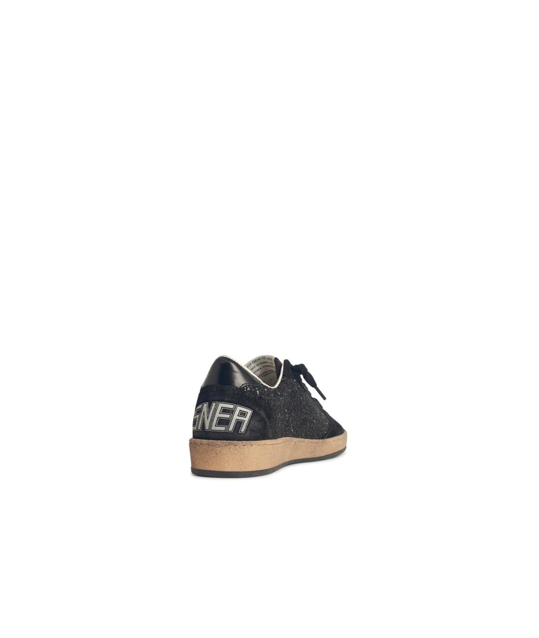 GOLDEN GOOSE Черные текстильные кеды, фото 3