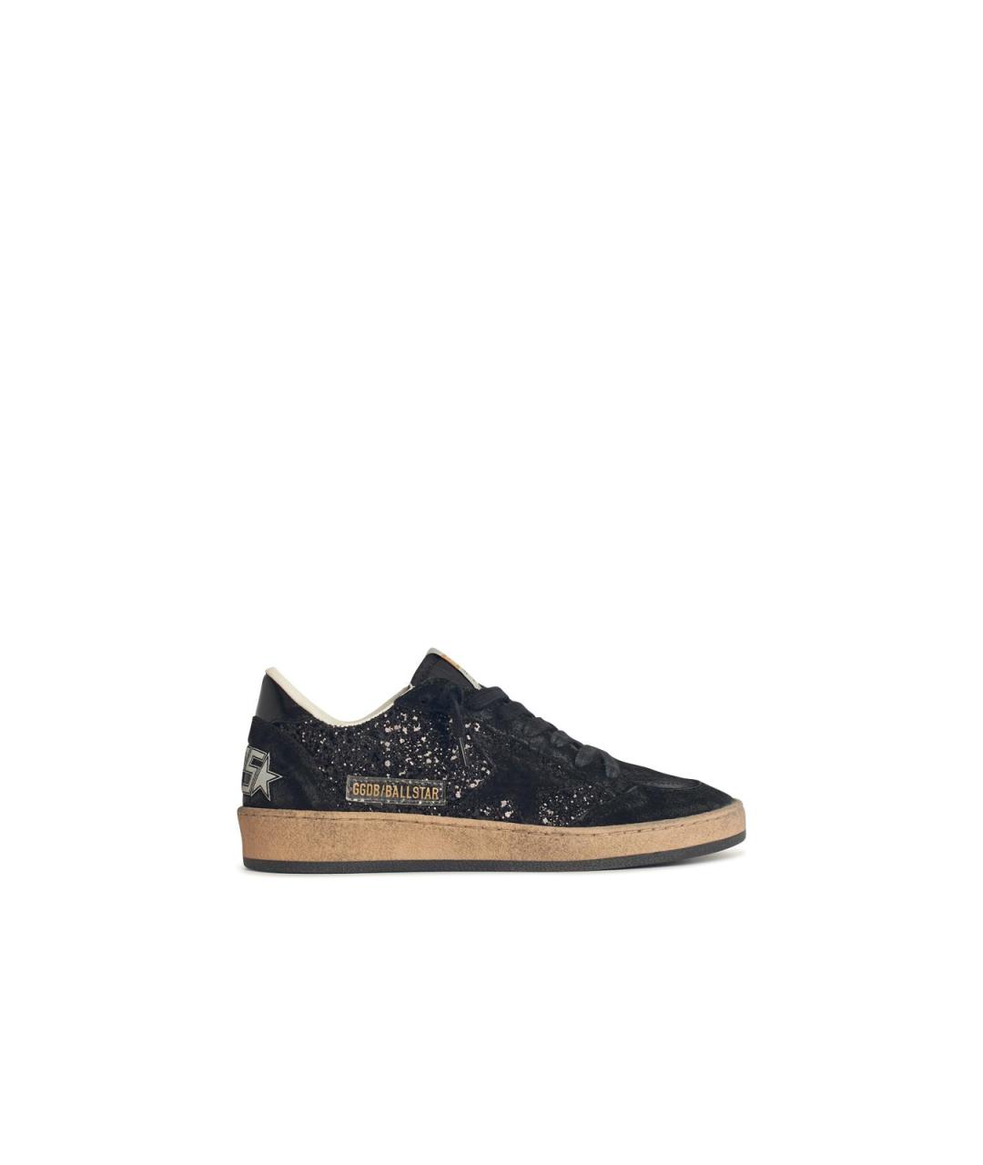 GOLDEN GOOSE Черные текстильные кеды, фото 1