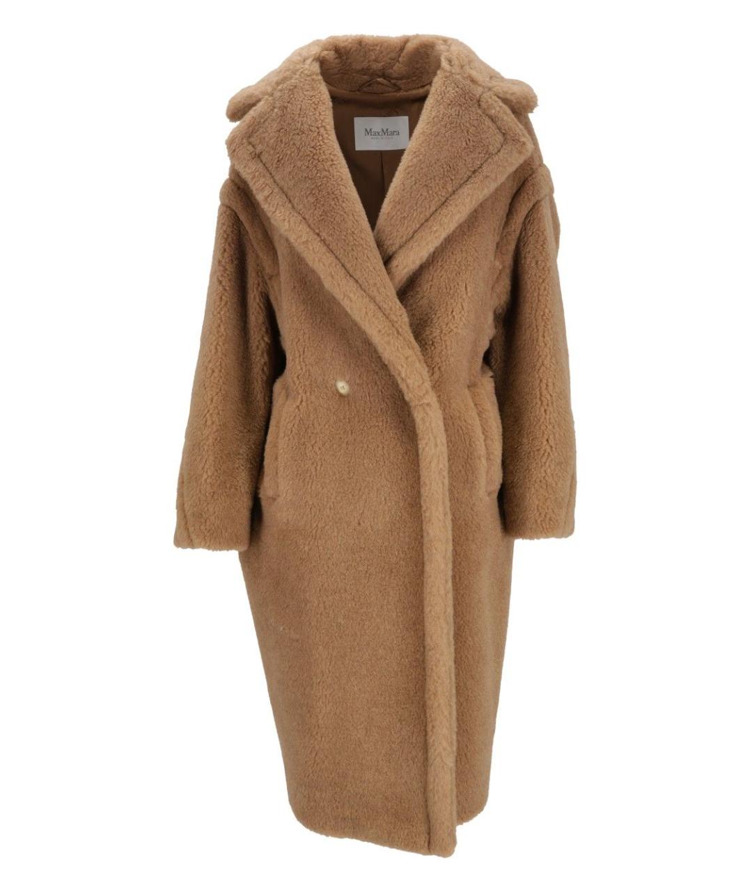 MAX MARA Бежевое шерстяное пальто, фото 1