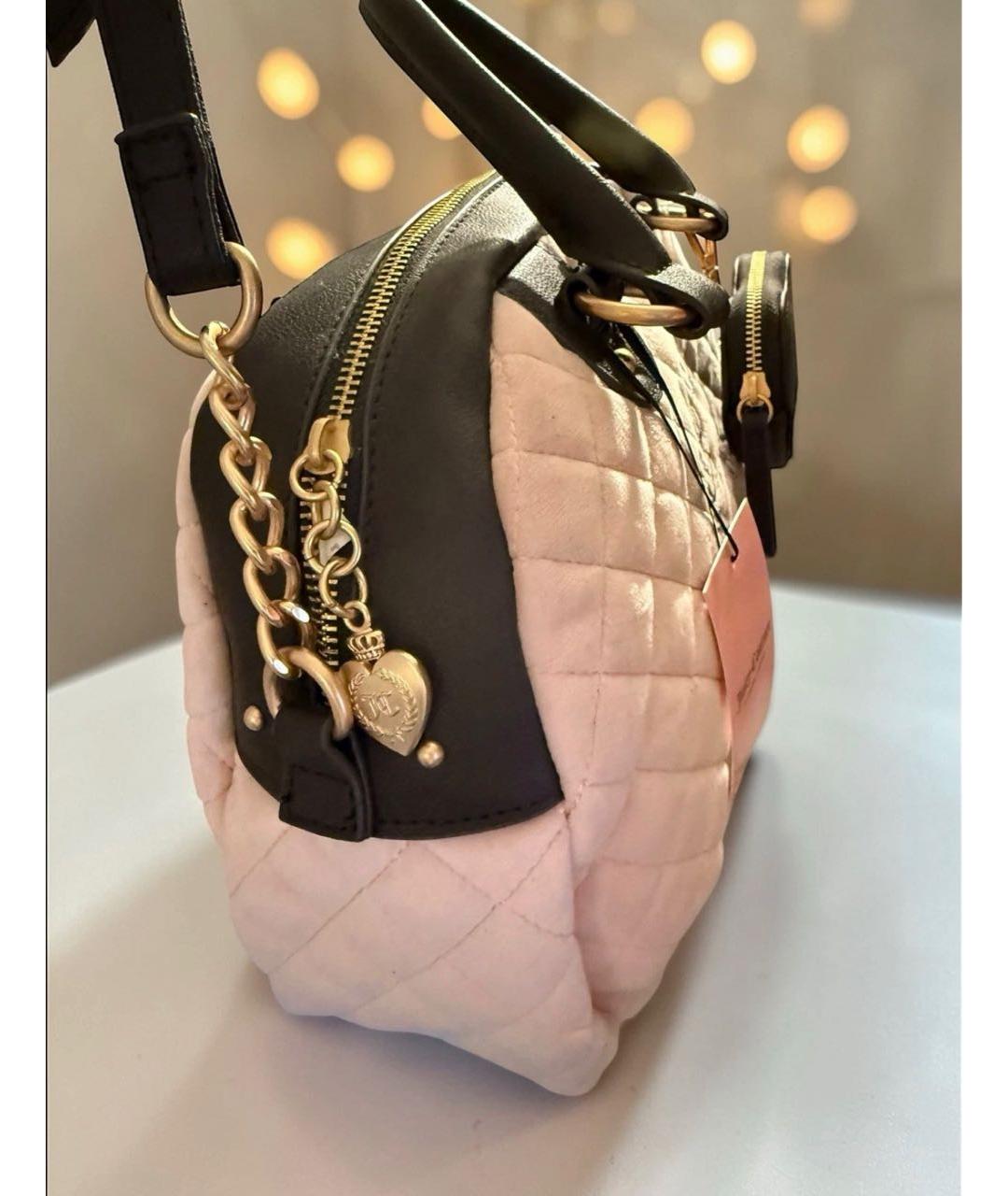 JUICY COUTURE Розовая сумка с короткими ручками, фото 4