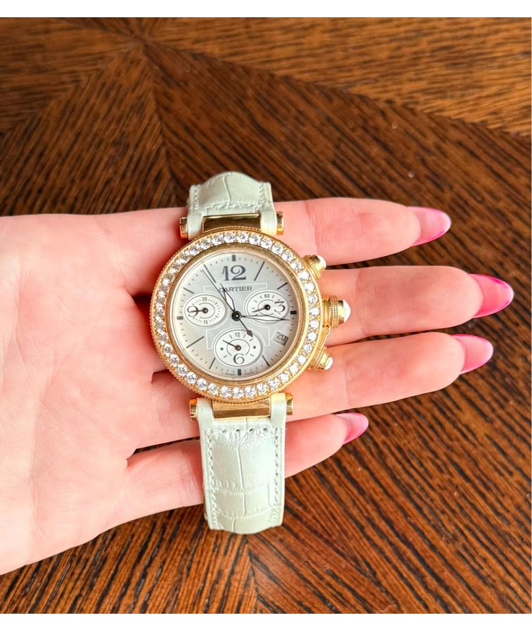 CARTIER Золотые часы из желтого золота, фото 4