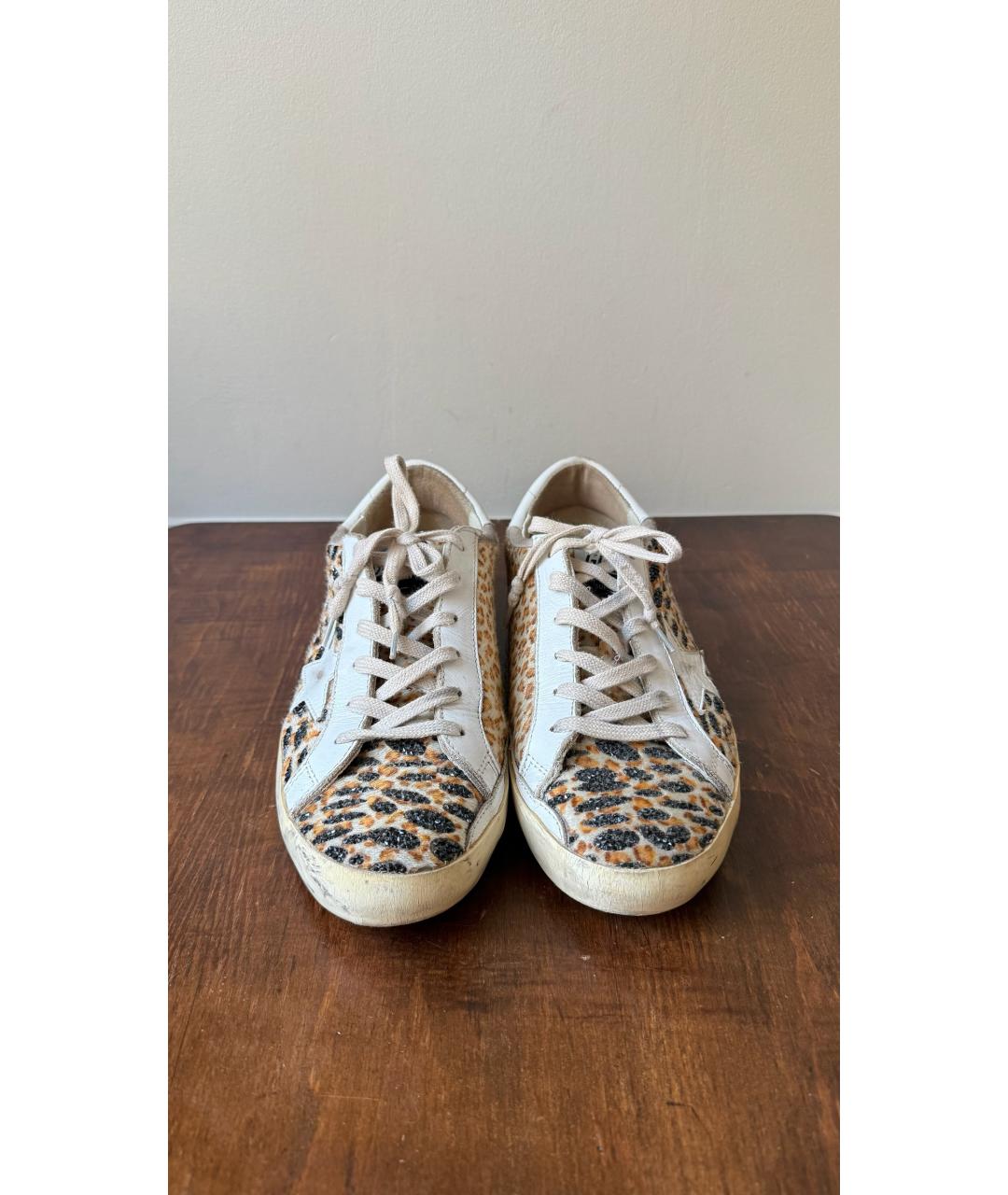 GOLDEN GOOSE Бежевые кеды, фото 3