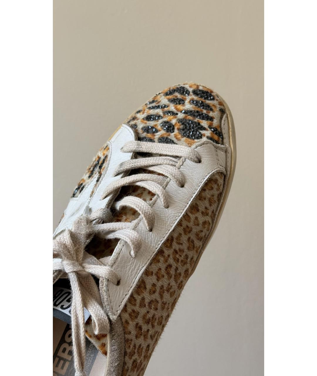 GOLDEN GOOSE Бежевые кеды, фото 5