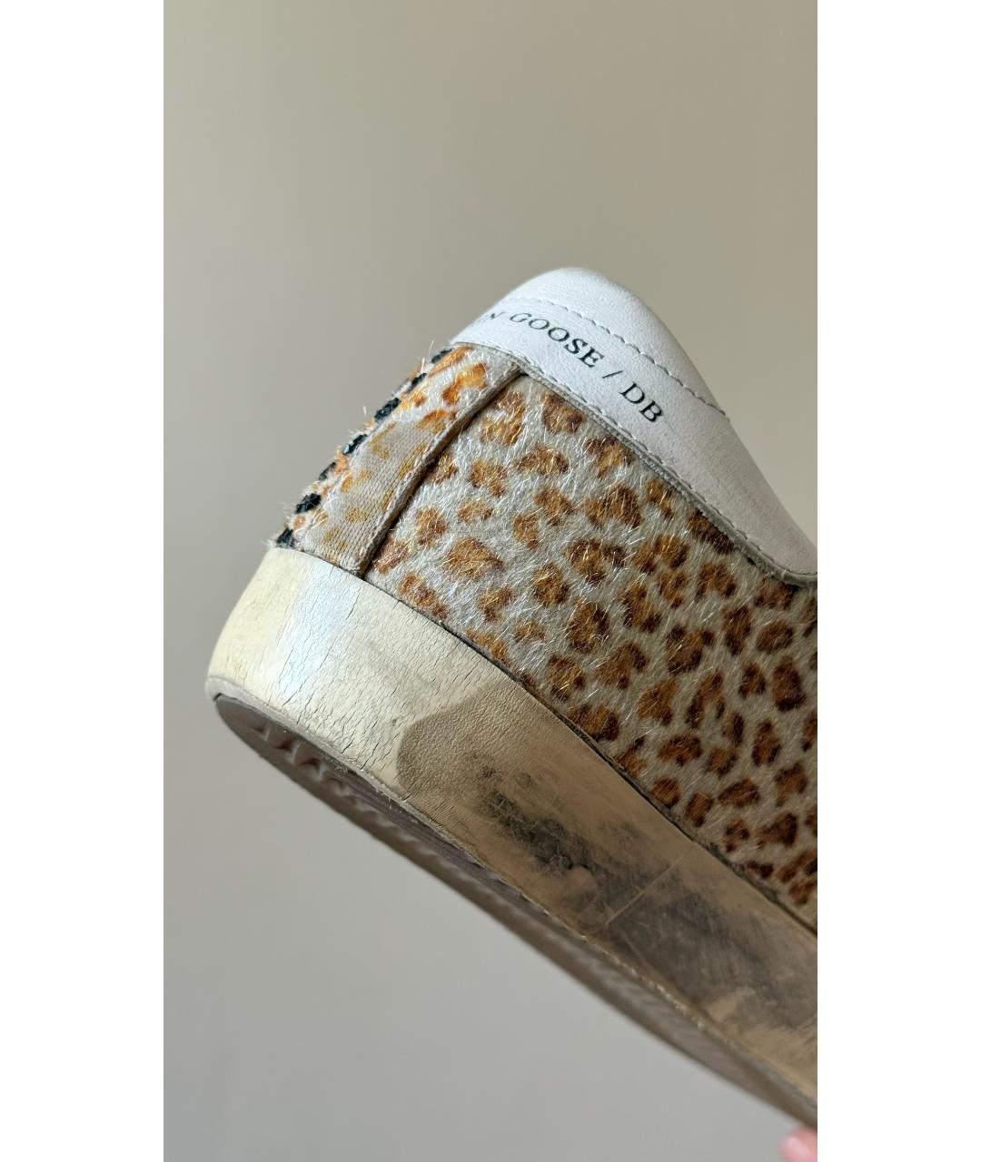 GOLDEN GOOSE Бежевые кеды, фото 6