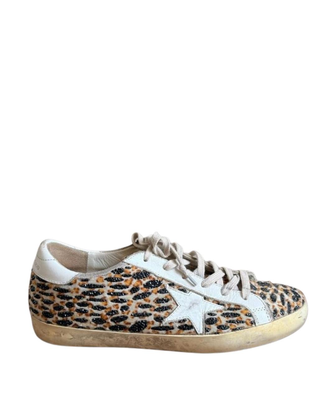 GOLDEN GOOSE Бежевые кеды, фото 1