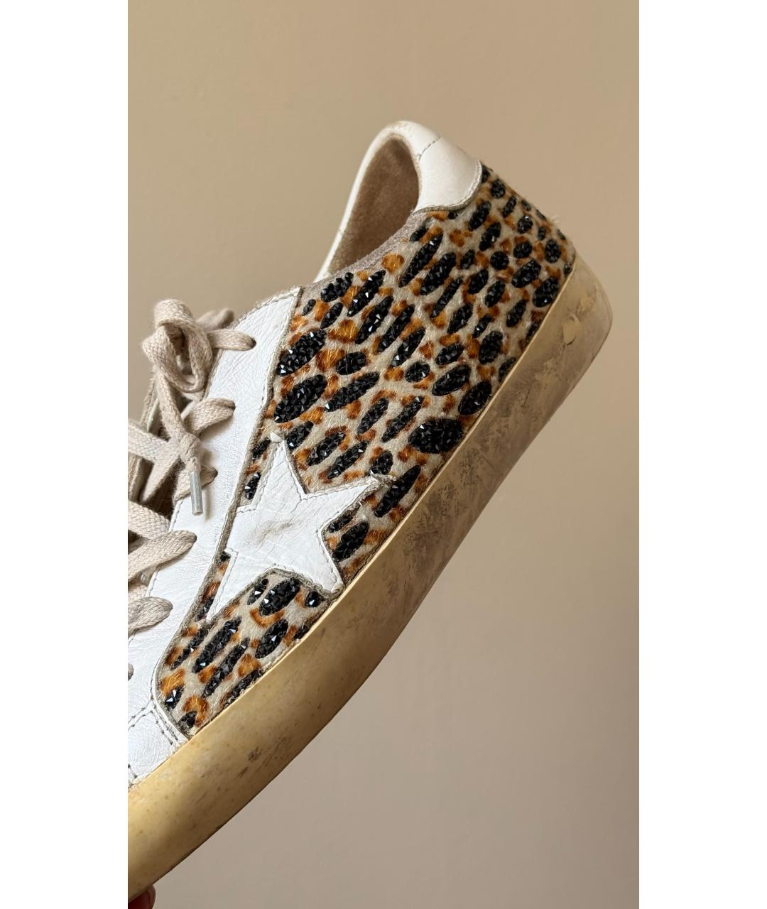GOLDEN GOOSE Бежевые кеды, фото 7