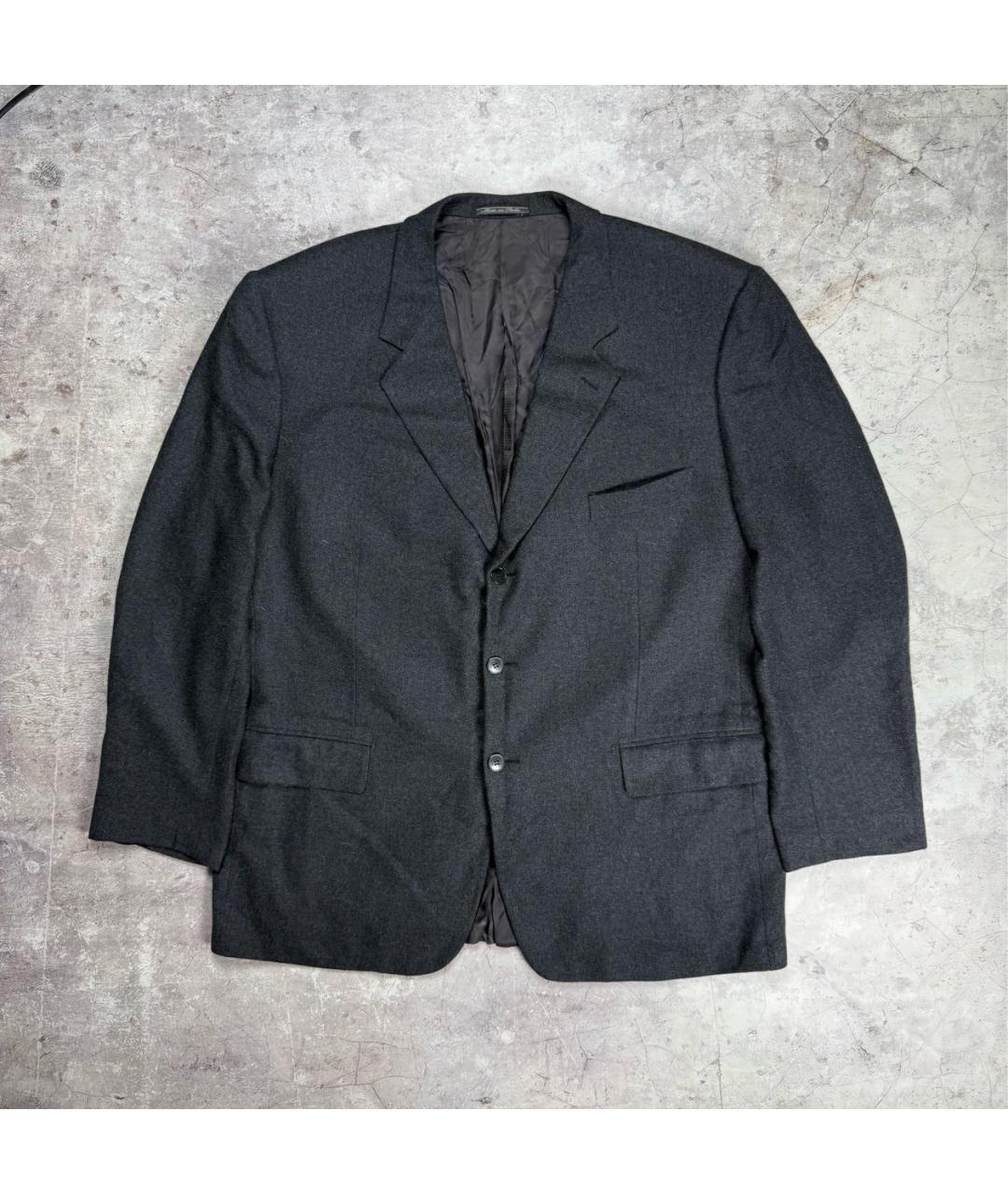 CORNELIANI Антрацитовый кашемировый пиджак, фото 8
