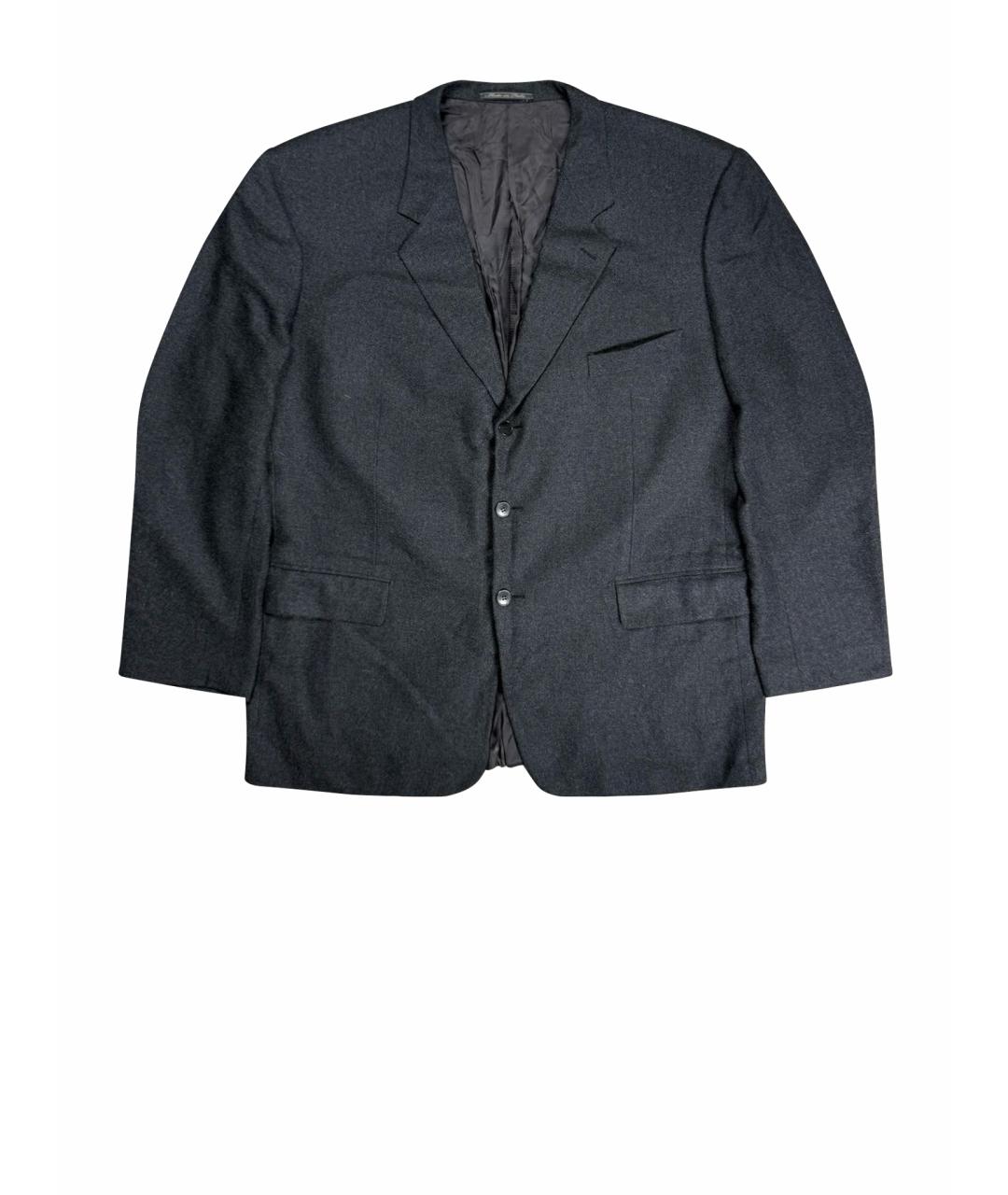 CORNELIANI Антрацитовый кашемировый пиджак, фото 1