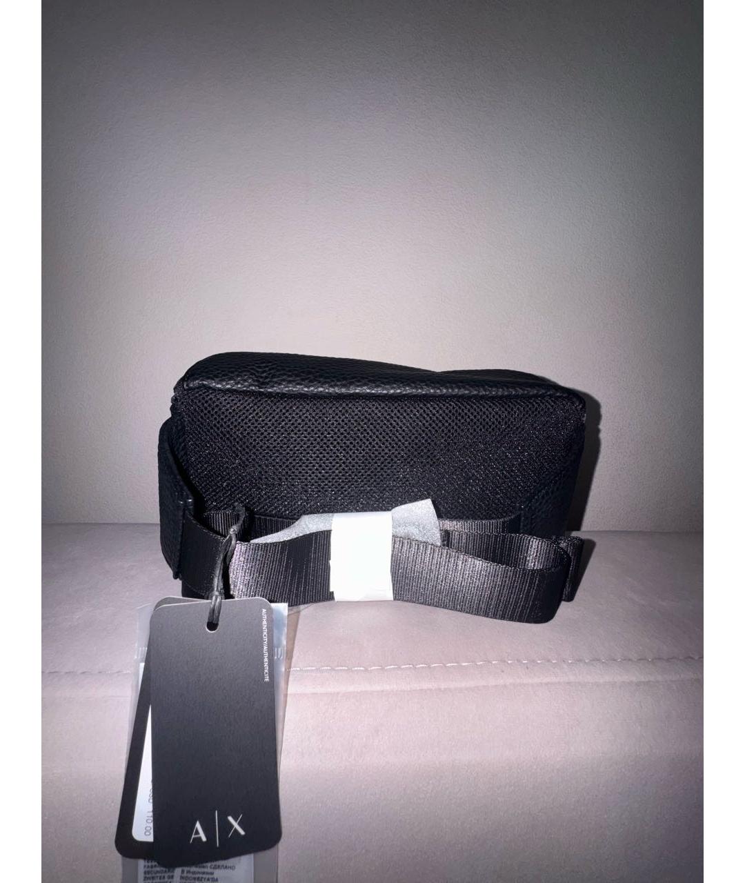 ARMANI EXCHANGE Черная поясная сумка, фото 3