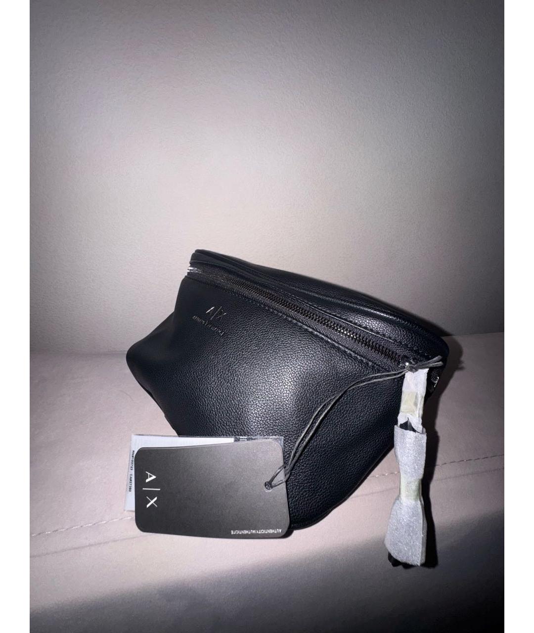ARMANI EXCHANGE Черная поясная сумка, фото 2