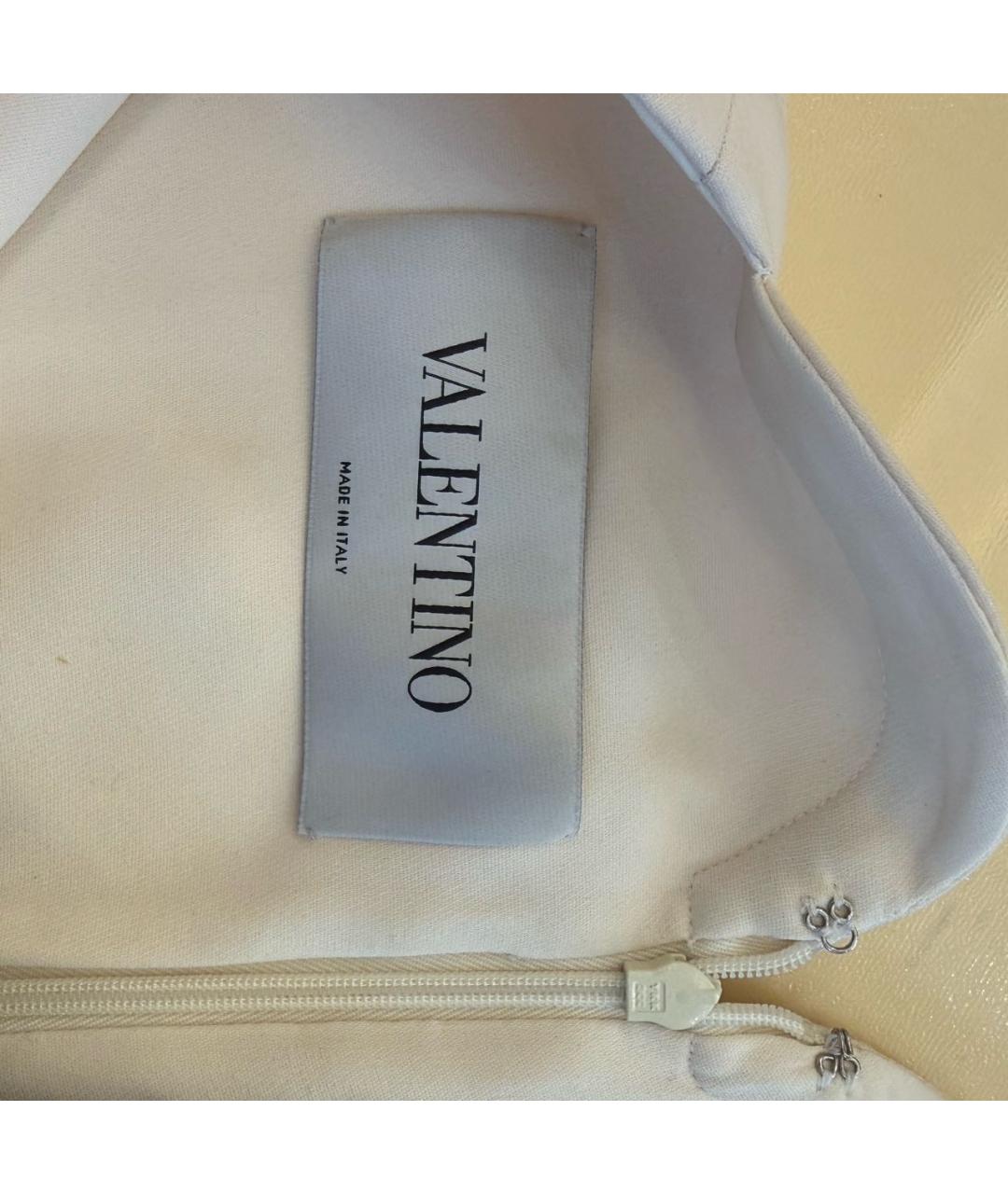 VALENTINO Черное шелковое коктейльное платье, фото 4
