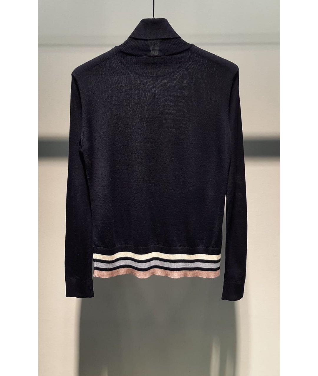 EMPORIO ARMANI Темно-синяя водолазка, фото 2