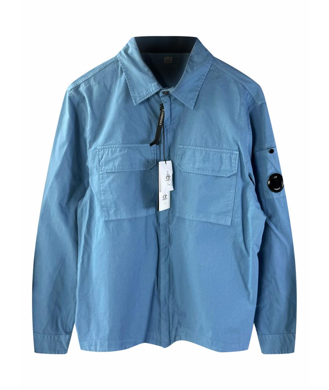 CP COMPANY Синяя хлопковая куртка, фото 1