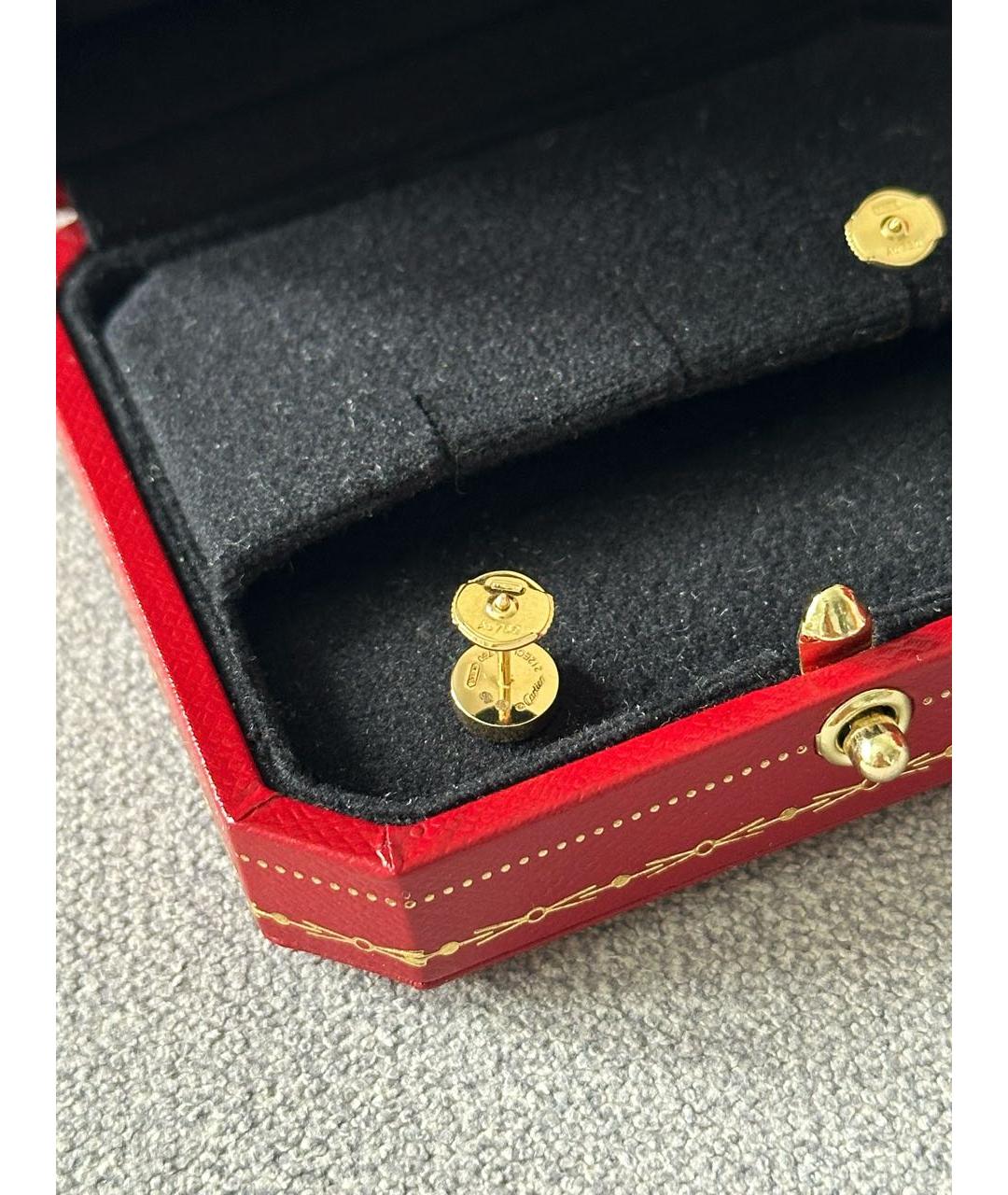 CARTIER Золотые серьги из желтого золота, фото 5