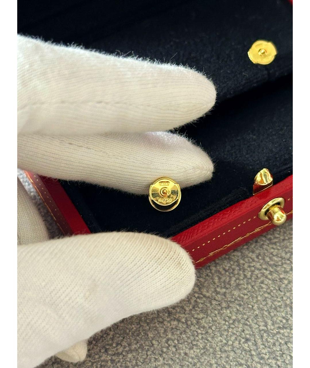 CARTIER Золотые серьги из желтого золота, фото 6