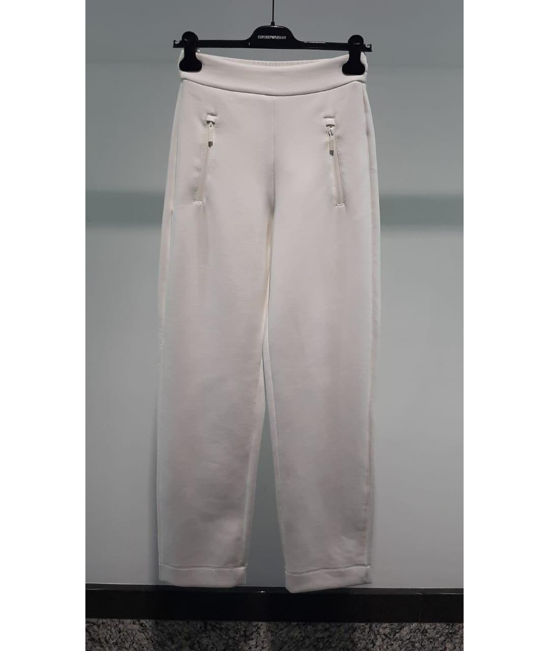 EMPORIO ARMANI Белые спортивные брюки и шорты, фото 3