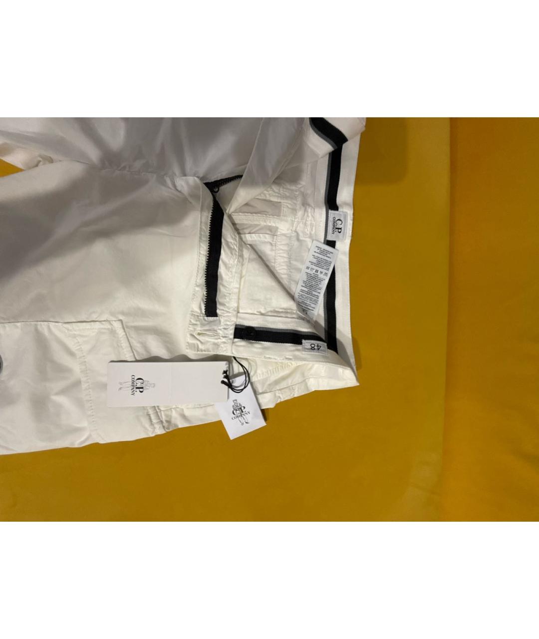 CP COMPANY Белые хлопковые шорты, фото 4
