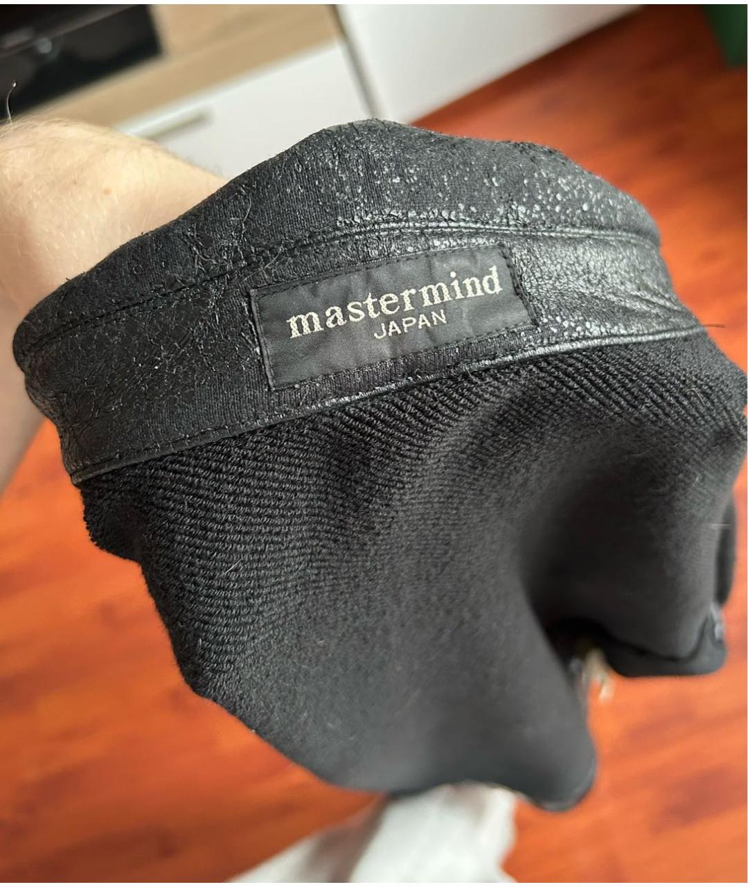 MASTERMIND JAPAN Черная полиуретановая куртка, фото 5