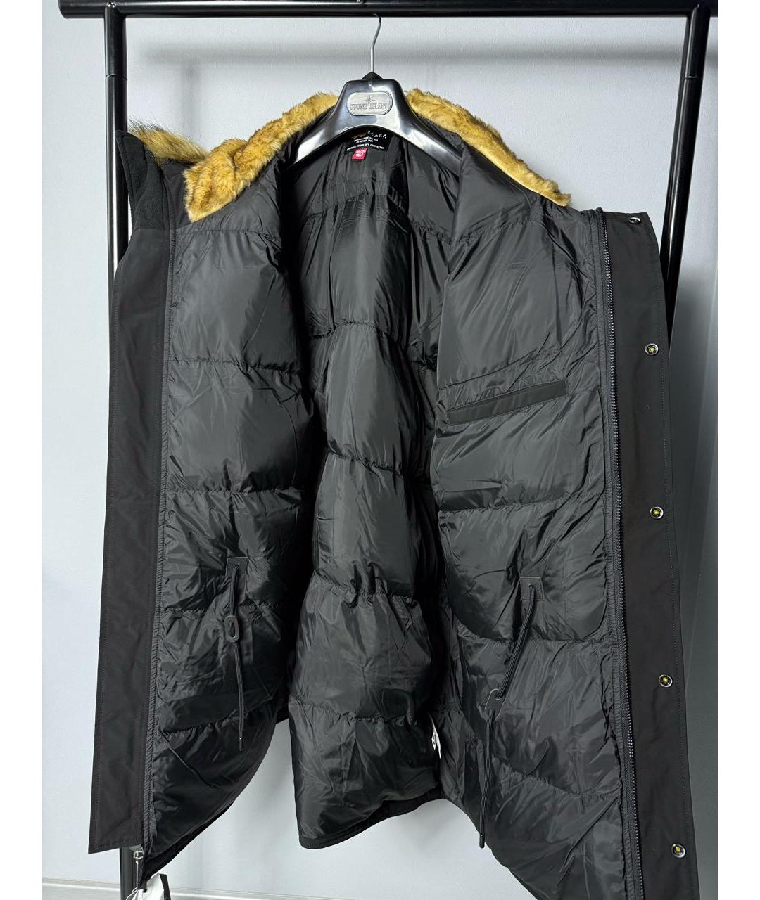 ALPHA INDUSTRIES Черная нейлоновая парка, фото 5