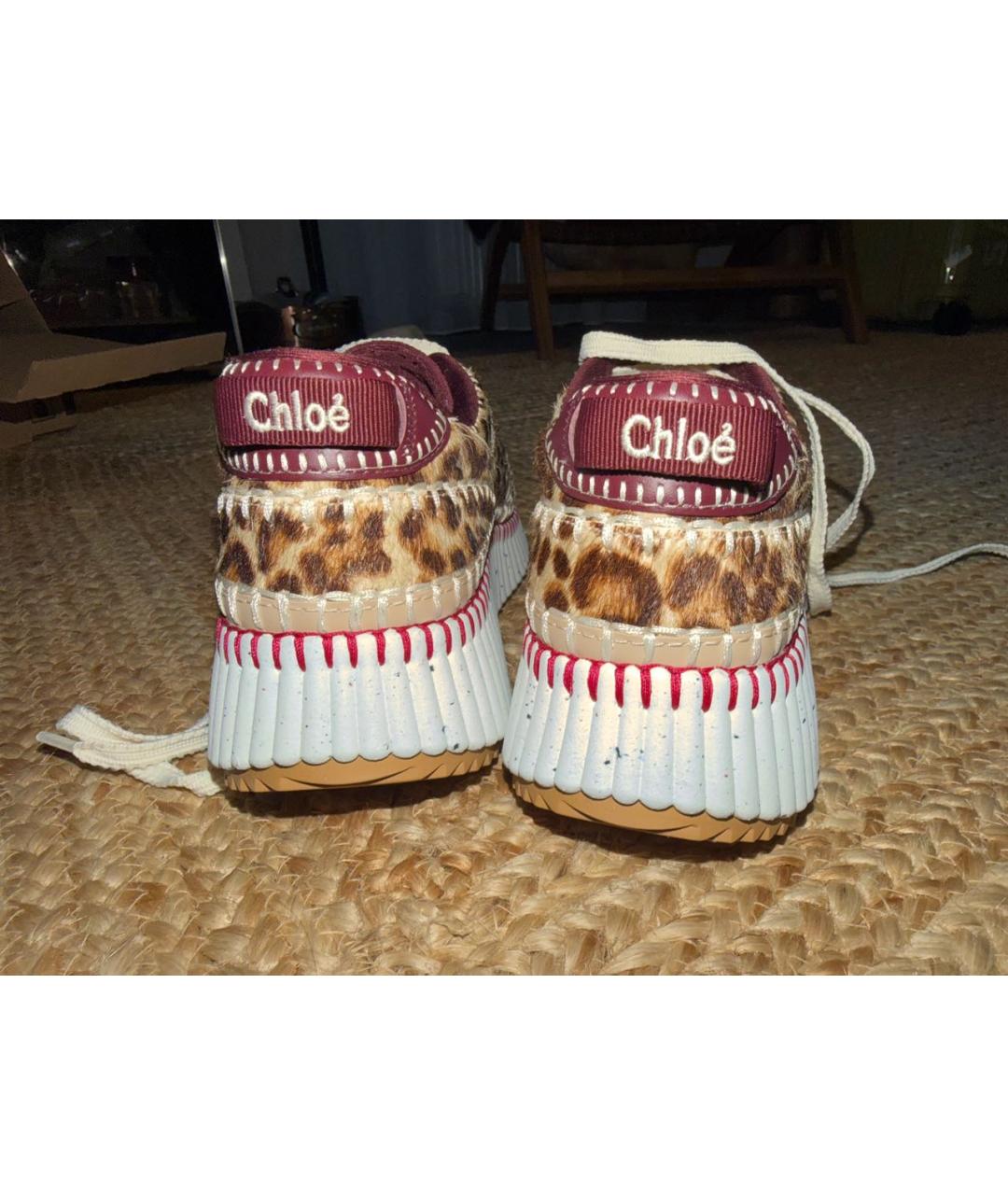 CHLOE Кроссовки из экзотической кожи, фото 4
