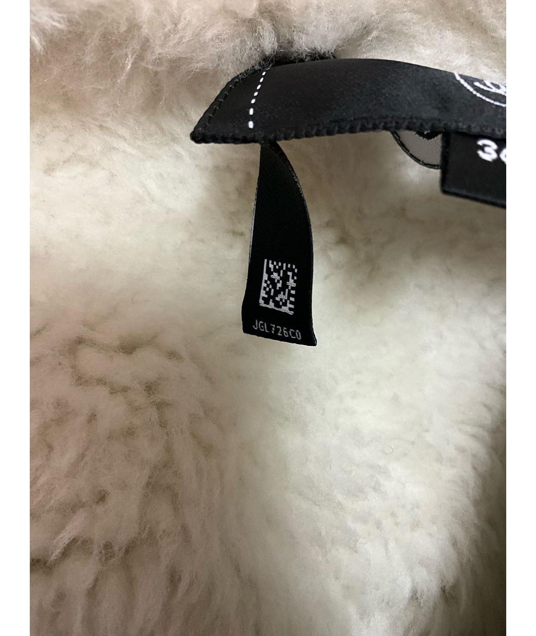 CHANEL Черная кожаная дубленка, фото 8