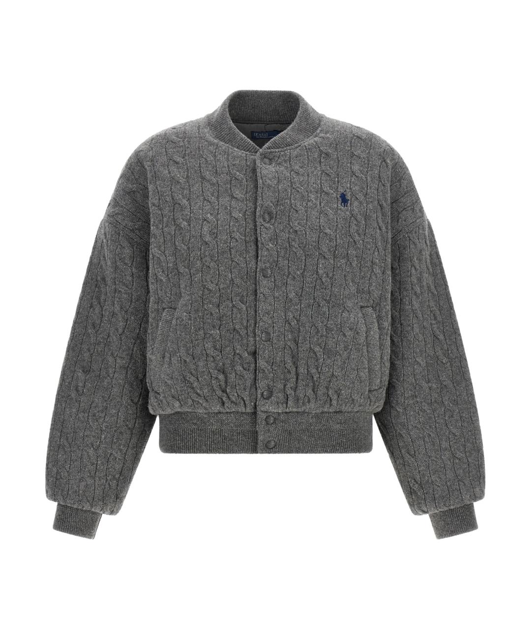 POLO RALPH LAUREN Серая шерстяная куртка, фото 1