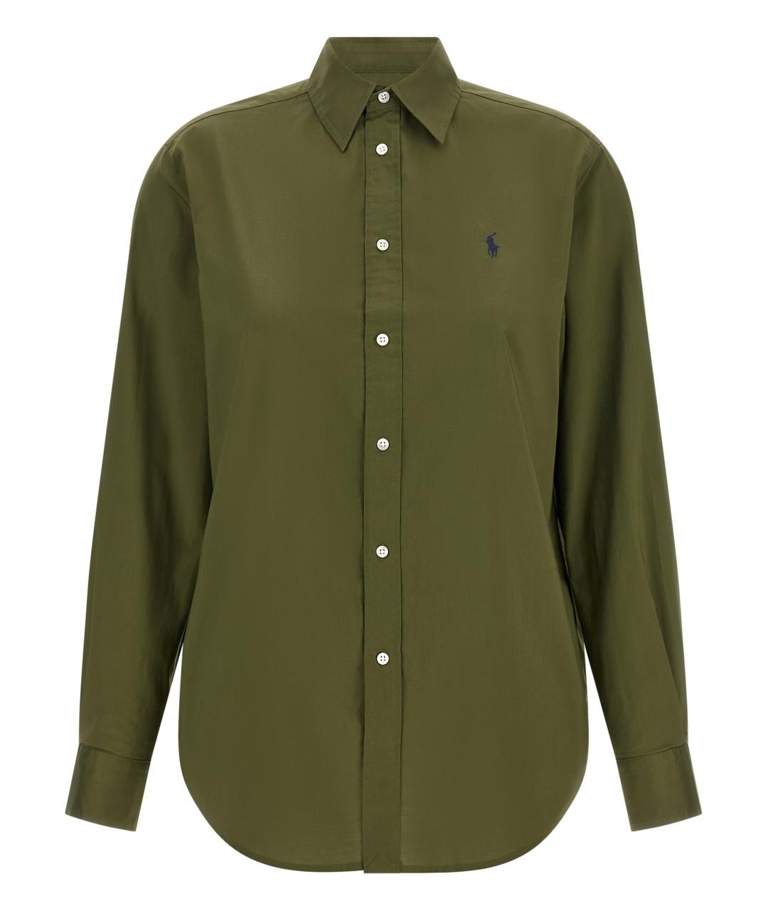 POLO RALPH LAUREN Зеленая хлопковая рубашка, фото 1