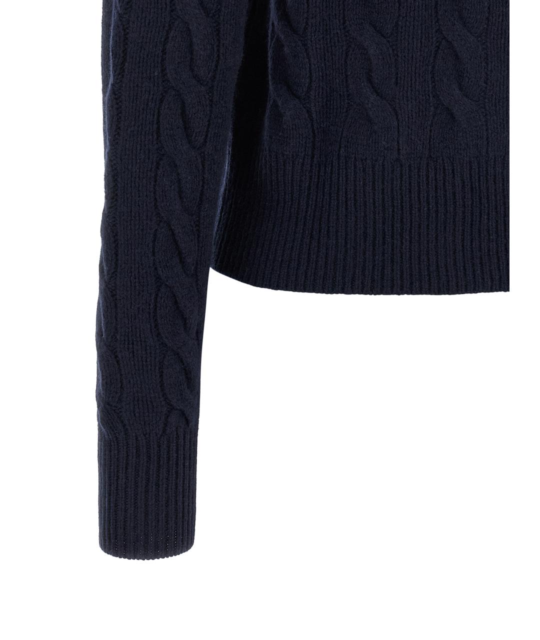 POLO RALPH LAUREN Синий шерстяной кардиган, фото 4
