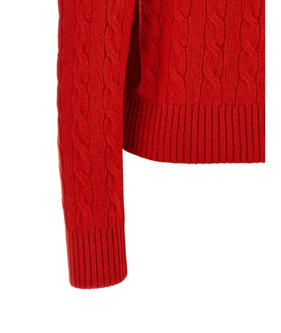 POLO RALPH LAUREN Красный шерстяной джемпер / свитер, фото 4