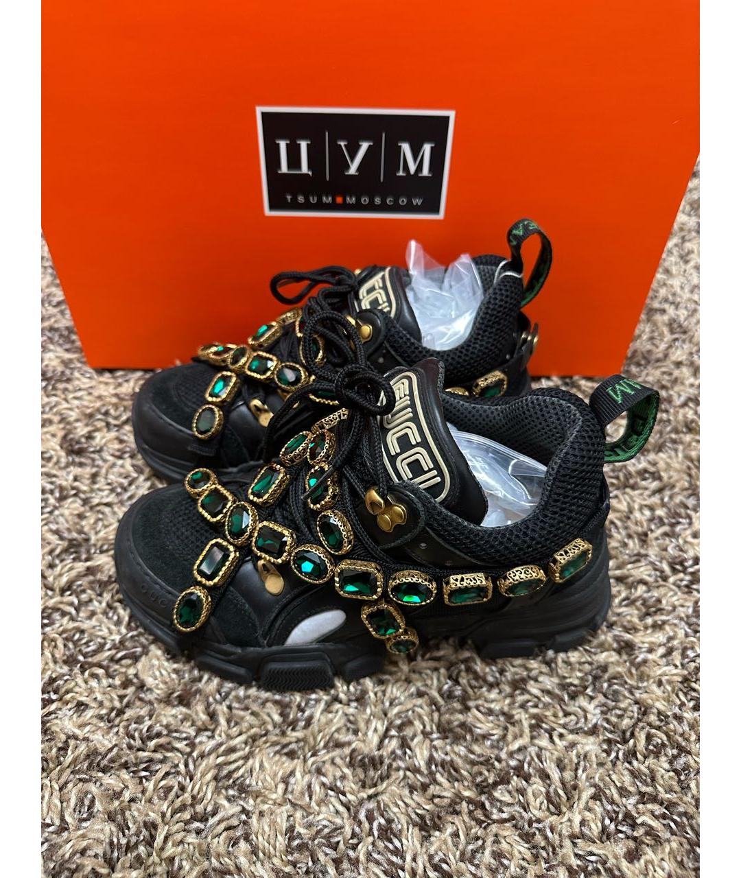 GUCCI Черные кроссовки, фото 7