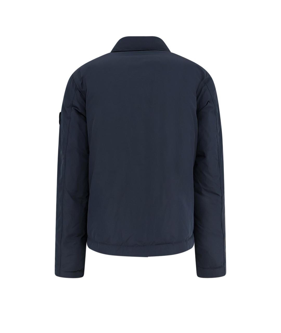 STONE ISLAND Синяя полиамидовая куртка, фото 2